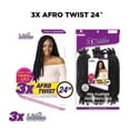 thumbnail image 5 of Sensationnel Lulutress Crochet Braids Fully-Folded with Pre-Fluffed & Pre-Stretched 3X Afro Twist 24" ( SM1B/27 Off Black / Honey ) 2 Pack, 5 of 7