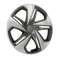 thumbnail image 2 of Coast To Coast IWC54116SC Wheel Cover; 16 Inch; 5 Split Spoke; Painted; Silver And Charcoal; ABS Plastic; Set Of 4, 2 of 5