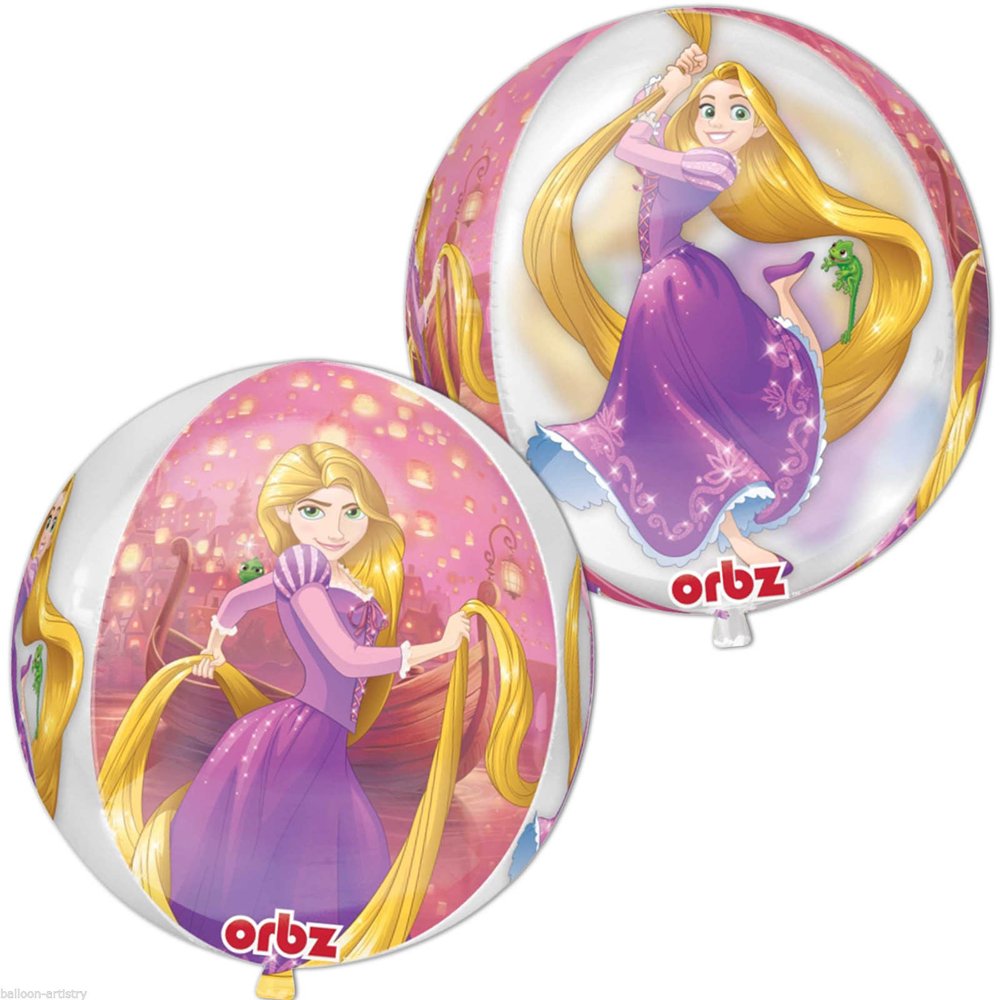 16" Disney's Tangled Rapunzel Party Globe Orb Ball Shape Balloon