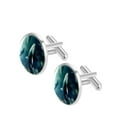 thumbnail image 2 of Whale Men's Stainless Steel Cufflinks for Suits and Dress Shirts Ideal for Formal and Business Occasions, 2 of 6