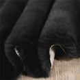 thumbnail image 5 of Latepis Black Round Area Rug 5ft Washable Faux Fluffy Fur Rug for Bedroom Circle Nursery Rug for Living Room Girl Room Cute Décor, 5 of 6