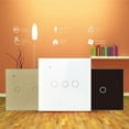 thumbnail image 3 of Dreamhall Smart Light Switch 2 Gang Wifi Smart Touch Wall Switch Voice/App Sharing Switch,Gold, 3 of 9