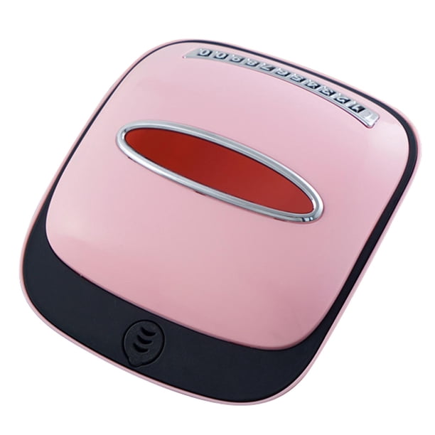 Caja de pañuelos moderna, servilletero para coche, dispensador de pañuelos para automóvil, no Rosado