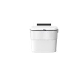 thumbnail image 1 of Cubo de basura colgante con tapa Cubo de basura de cocina para debajo del fregadero, bote de basura de cocina pequeño montado en la pared de plástico con tapa para armario, encimera, 1 of 5