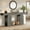 Dark Gray, variant on Tribesigns Farmhouse Wood Console Table, 70.9-Inch Entryway Accent Table with U-Shaped Base