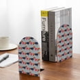 thumbnail image 5 of Lsque Dachshund Dog Heart Printed Wood Bookends,Non-Skid Bookend for Shelves,Heavy Duty Support Bookends,Non-Slip Foam Pads for Office, Home, and Library,1 Pair, 5 of 8