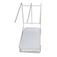 thumbnail image 3 of Dishcloth Rack, Hollow Bottom Quick Drying Dishcloth Drying Rack Prevent Deformation Iron Material Multipurpose  For Bathroom Sink Black,White, 3 of 8