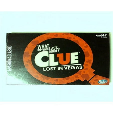 Clue Lost in Vegas Board Game The Classic Whodunnit Parody Mystery Game