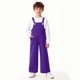 thumbnail image 3 of Mono para niños, color sólido, con bolsillos, talla mediana, informal y cómodo, para adultos, pantalones de poliéster para niños., 3 of 7