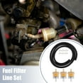 thumbnail image 2 of Unique Bargains 1 Set Motorcycle Fuel Line Hose Clamps Fuel Filters for CRF50 70 90 150CC ATV Moped Scooter Dirt Bike Black, 2 of 7