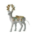 thumbnail image 2 of 2 piezas Reno Elk Salvador Árbol de Navidad Decoración Artesanía Figuras Colgante de ciervo decorativo, 2 of 10