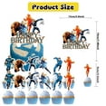 thumbnail image 4 of 32 Pcs For Fantastic Four Cartoon-Themed Party Decorations and Favors Set – Backdrop, 13 Cupcake Toppers, and 18 Balloons for Celebration Birthday Parties, 4 of 5