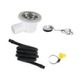 thumbnail image 2 of DOLITY Sink Waste Drain Plug Hole Angle Fitting Easy to Install Premium for RV with Tube, 2 of 9