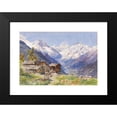 thumbnail image 2 of Edward Theodore Compton 24x17 Black Modern Framed Museum Art Print Titled - The Alpe Barneuza (Wales) (1900), 2 of 5