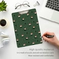 thumbnail image 3 of FORMRS Acrylic Clipboard with Low Profile Clip Standard A4 Letter Size, 12.5" x 9", Christmas Forest, 3 of 8