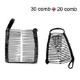 thumbnail image 1 of Women Vintage Hair Clip Christmas Hair Accessory Stretchable Banana Comb 2Pcs, 1 of 2