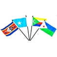 thumbnail image 3 of SOUTHEAST AFRICA WORLD FLAG SET with BASE--20 Polyester 4"x6" Flags, One Flag for Each Country in Southeast Africa, 4x6 Miniature Desk & Table Flags, Small Mini Stick Flags, 3 of 6