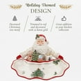 thumbnail image 3 of Spode Christmas Tree Gold Collection Figural Santa Dish, 12.25-Inch Holiday Décor Candy Bowl - Fine Earthenware with 22-Karat Gold Accents, Christmas Mantel Decoration & Holiday Tableware, 3 of 7