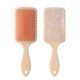 thumbnail image 5 of Yellow Patrón de mármol cepillo de pelo de paleta cepillo para desenredar masaje cuero cabelludo herramienta de peinado para mujeres hombres recto rizado ondulado seco húmedo grue, 5 of 5