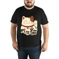 thumbnail image 4 of Men's Graphic TeeCat (11) Letter Print T-Shirts Round Neck Short Sleeves Sizes XS-5XL Summer Daily Casual Tops, 4 of 5