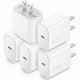 thumbnail image 1 of Chenchen USB C Charger Block, TypeC Charging Blocks 5Pack, 20W PD Quick Fast Charger Box Brick Cube Compatible with iPhone 16/15/14 Pro Max/14 Plus/13 Pro/12 Pro/AirPods/iPad/Galaxy,Pixel 4/3, 1 of 1