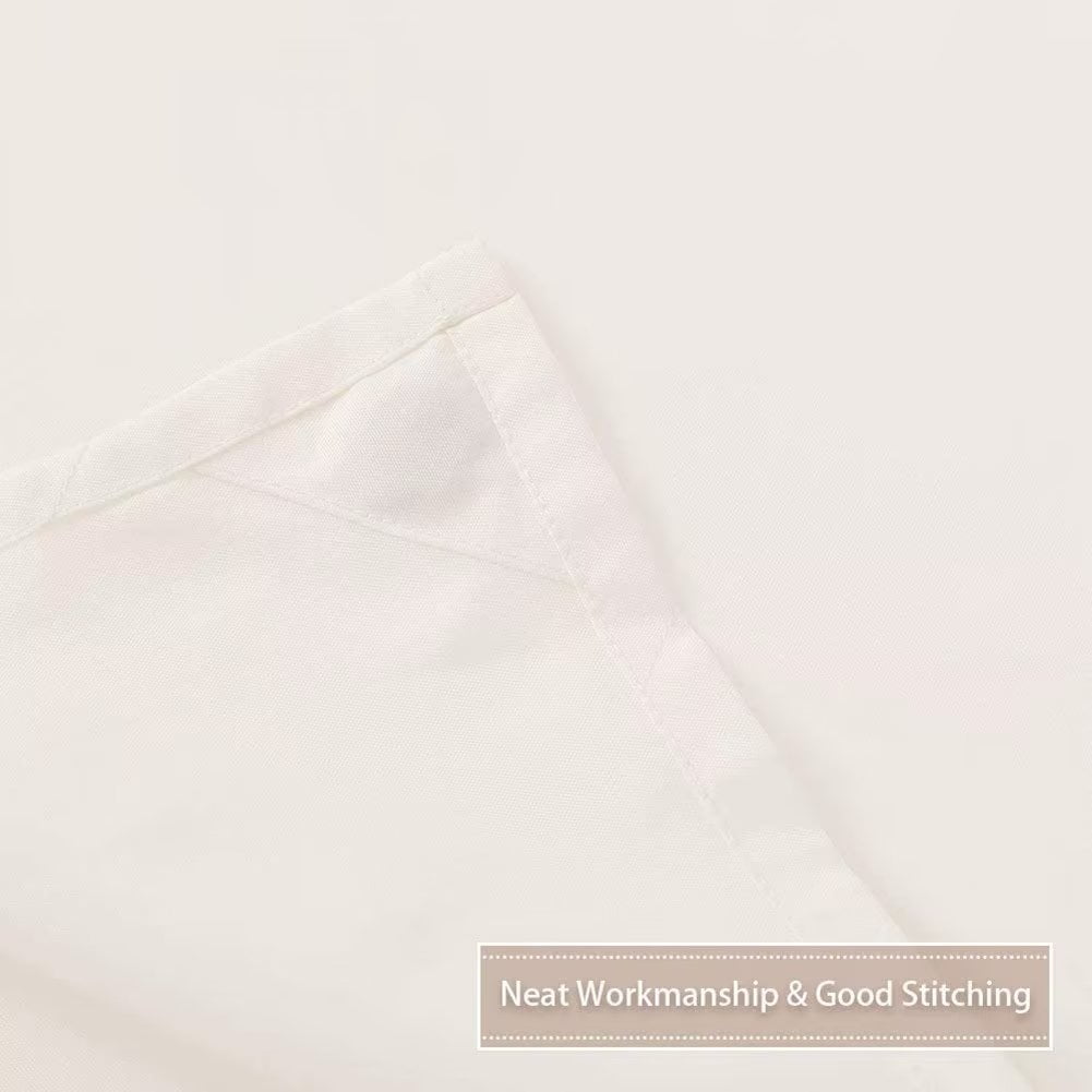 Yiwa Grey Shower Curtain Liner, 72 x 72 inch, Fabric Shower Liner with Magnets