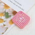 thumbnail image 5 of Unique Bargains 1 Set Contact Lens Case Cartoon Animal Lens Storage Case Rose Red, 5 of 5