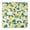 Yellow Lemon Fruit, variant on Yellow Lemon Fruit Branches White Pattern Square Fitted Tablecloth with Elastic Edge,Square Table Cover,Washable Elastic Table Cover for Home Kitchen Party Decor 34"x34"