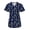 Gnome Pawsmas (With Glitter), variant on Womens Medical Nursing Holiday Print Scrub Top GT Performance-MULTIPLE PRINTS-Warm Wished And Cookie Dreams-X-Large