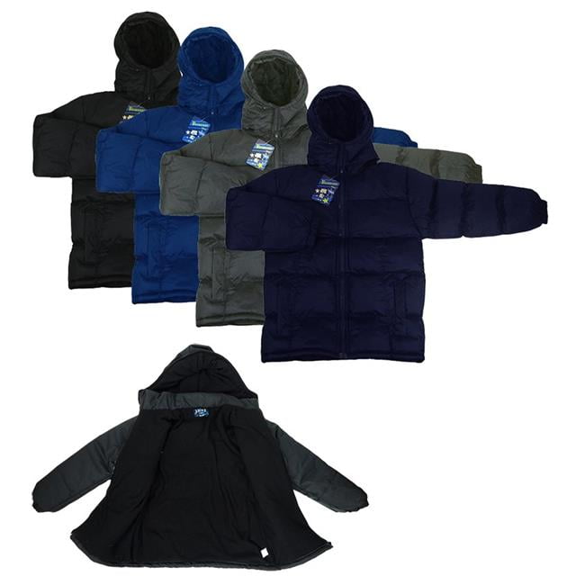 Boys Fleece Jackets with Removable Hood Assorted Color, Size 818 Case of 24