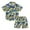 Blue, variant on XUELUO Toddler Boys Casual Outfit Sets Girls Short Sleeve Tops Hawaii Beach Holiday Floral Shirts T Shirt Shorts Outfits Clothing Holiday Wear