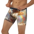 thumbnail image 3 of Rateoe Rainbow English Cocker Spaniel Print Men’s Underwear Boxer Briefs Soft Comfortable Underwear Boxer Briefs, Long Leg Briefs,Anti-chafing Boxer Briefs, 3 of 7