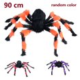 thumbnail image 1 of Araña gigante aterradora negra, telaraña gigante, accesorios de decoración de Halloween, Casa Encantada, vacaciones al aire libre, 150/200cm, 1 of 4