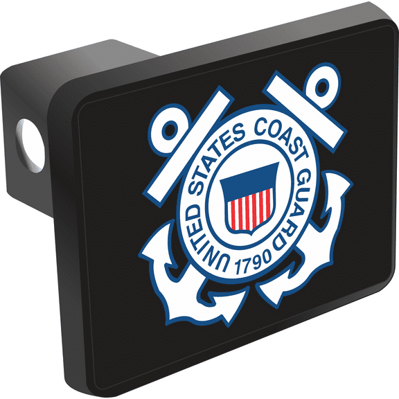 U.S. Coast Guard Crossed Anchor Logo Hitch Cover