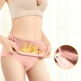 thumbnail image 2 of Panties for Women,High Waisted Thermal Underwear for Women Lined Winter Panties with Thickening Insulation,Womens Underwear,Red,L, 2 of 3