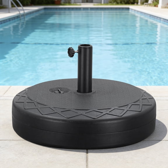 Autlaycil 67lbs Water Filled Umbrella Base, 95lbs Sand Filled Patio Umbrella Stand, Heavy Duty, Holder Suit for Diameter 1.5-1.9 in Umbrella Pole