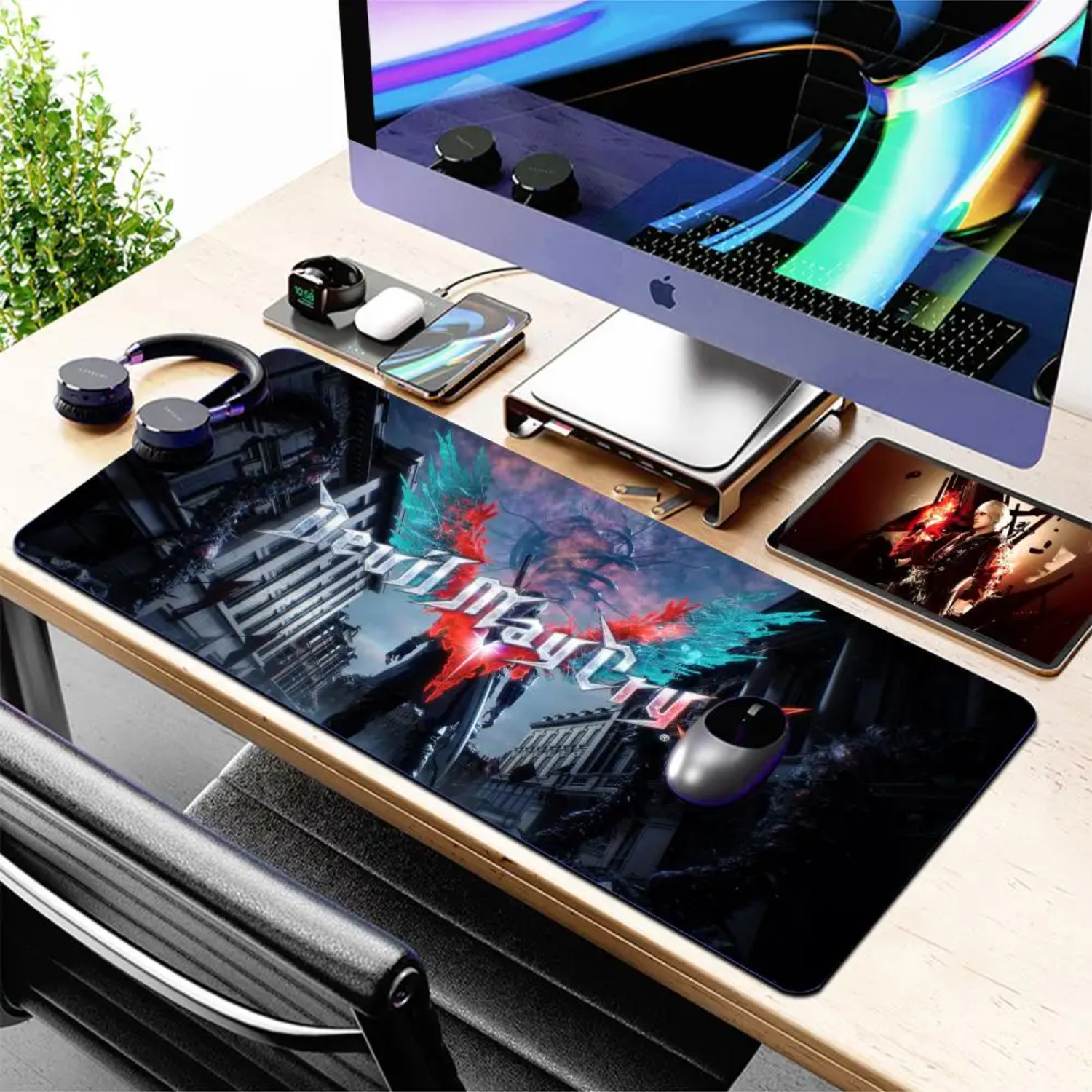 Luxurious Devil May Cry Anime Fashion Big Mouse Pad with Luxury Desktop ...