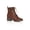 Brown, variant on Women's Wide Width Rita Wide Width Brown Ankle Boot