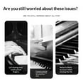 thumbnail image 5 of Piano Slow Fall Device: Hydraulic Pressure Fallboard Decelerator, Aluminum Alloy, Prevents Finger Injuries, Lightweight and Compact for Musicians and Piano Lovers, 5 of 5