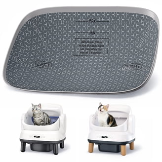 Skywin Cat Litter Mat For Litter Box Grey  24x24 Inch Silicone Cat Litter  Box Mat, Cat Litter Trapping Mat Underneath Litter Box  Lightweight Cat  Accessories for Indoor Cats, Floor Mats