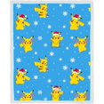 thumbnail image 1 of Pokemon Fleece Christmas Blanket | Super Soft Warm Throw With Sherpa Reverse,, 1 of 7