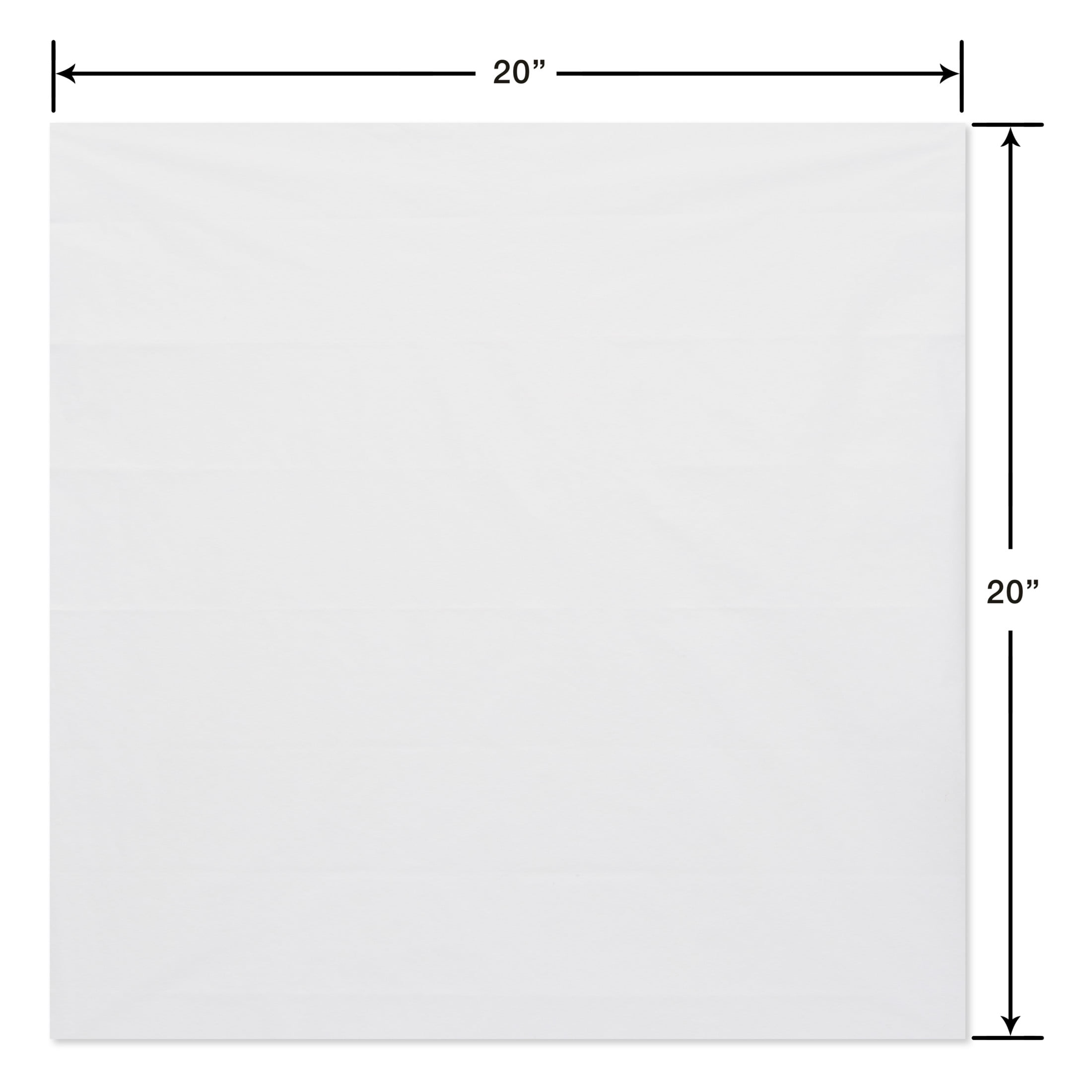 American Greetings All Occasion White Gift Tissue Paper, 20 in. x 20 in. (6-Sheets)