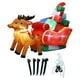 thumbnail image 3 of Papá Noel inflable gigante para exteriores, ideal para jardín, vacaciones y patio. 18 m, 3 of 9