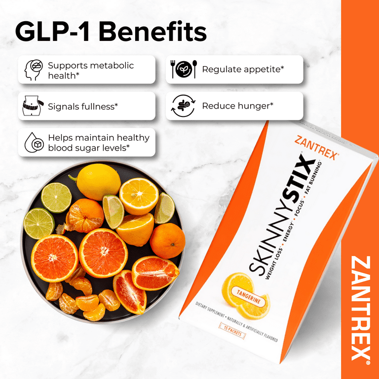 Zantrex SkinnyStix, Tangerine Flavor, Energy Powder Drink
