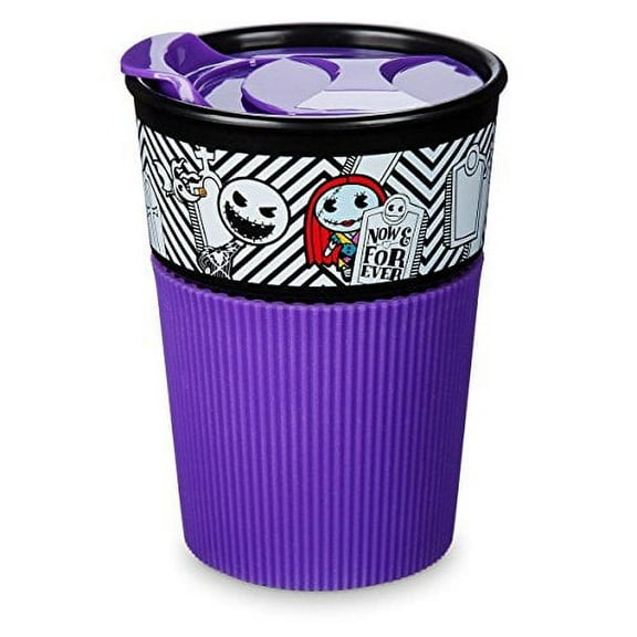 Disney Parks Nightmare Before Christmas Travel Tumbler Mug Purple