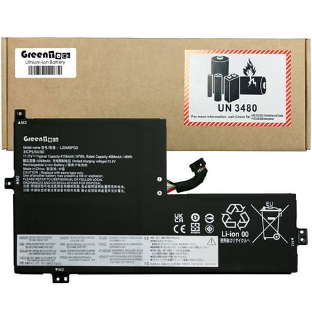 GREENTECH L22M3PG0 5B11K08432 BATTERY FOR LENOVO CHROMEBOOK 100E GEN 4 500E YOGA GEN 4 IDEAPAD FLEX 3 CHROME 12IAN8 47WH L22X3PG0 L22D3PG0 L22B3PG0 SB11K08429 SB11K08431 SB11K08436 5B11K08427