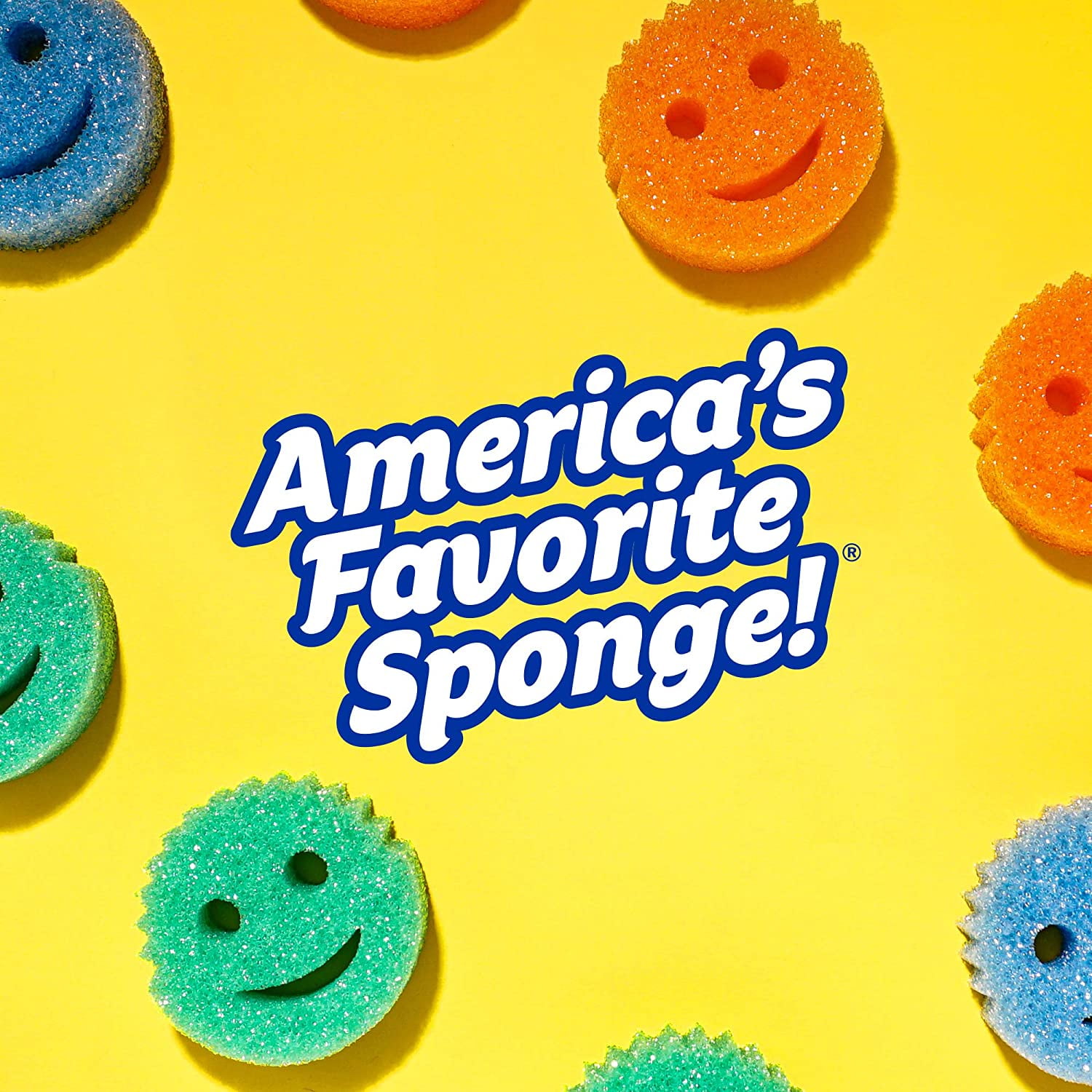 Sponge Daddy Dye Free Sponges 3 Pack (Pack of 2-6 Sponges Total)