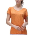 thumbnail image 4 of Richie House Women's Linen T-shirt with starfish print RH2027-C-L, 4 of 6