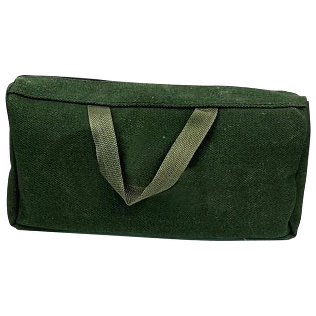 Almencla Sac à Outils Pochette en Toile Épaisse Étui à Instruments avec Fermeture Éclair Multi Fonctionnel Carré de Rangement 35cmx16cmx8cm