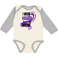 thumbnail image 3 of Inktastic I Wear Purple For My Mom Lupus Awareness Boys or Girls Long Sleeve Baby Bodysuit, 3 of 5